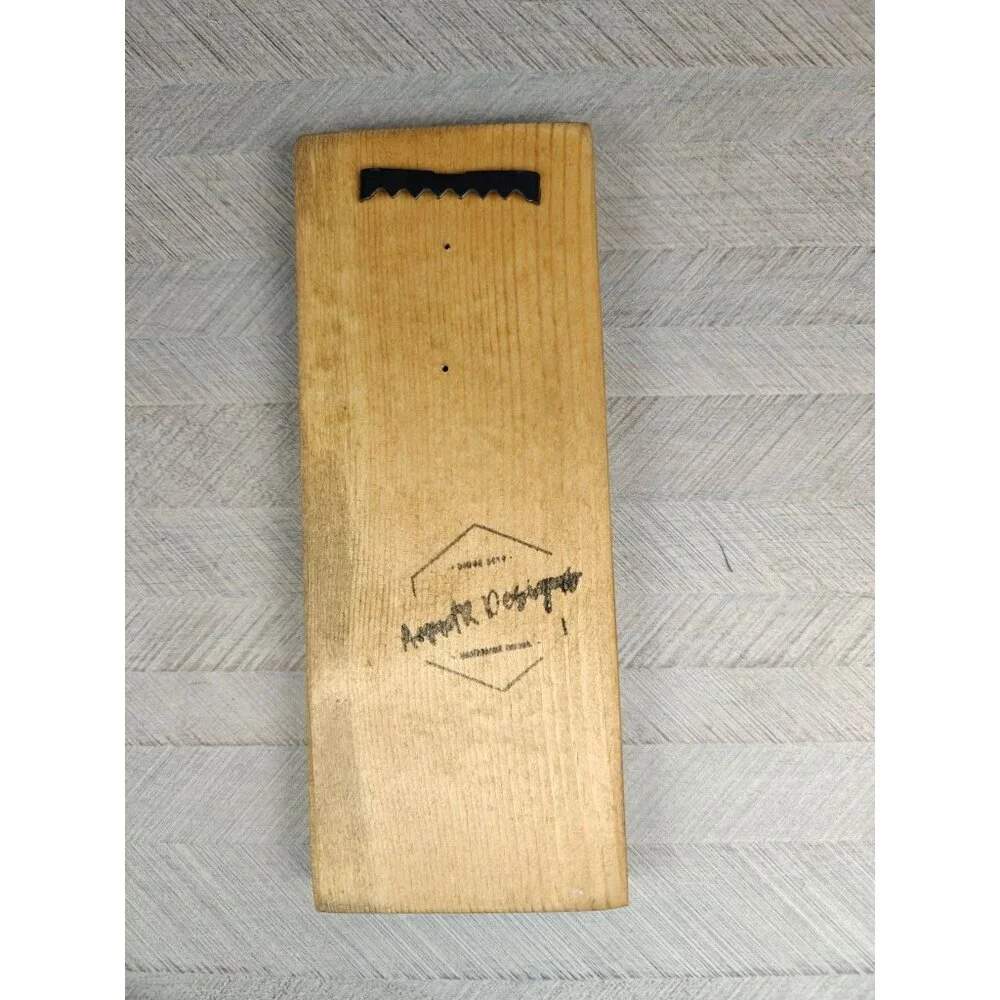Beetlejuice Wooden Handmade Wall-Mount Bottle Opener Retro Look Green Finish